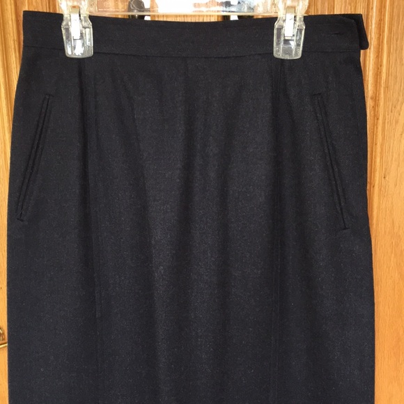 Vintage harvé benard skirt 100% wool fully lined size 6 - Picture 2 of 16